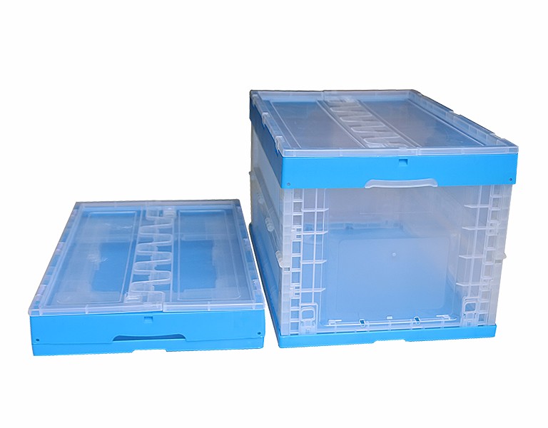 XS600-400 Plastic Foldable Crate detail 1